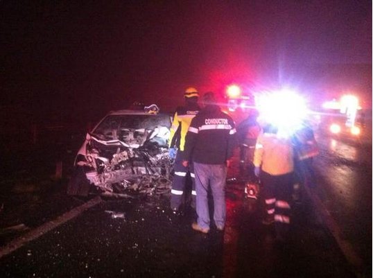 Tres personas mueren en accidente automovilístico en la comuna de Molina