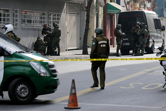 Aviso de bomba entre Amunategui con San Pablo moviliza a personal del GOPE