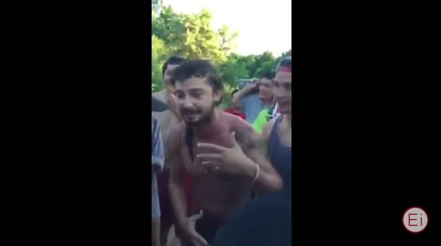 Video: Shia LaBeouf improvisa rap y lo acusan de plagio