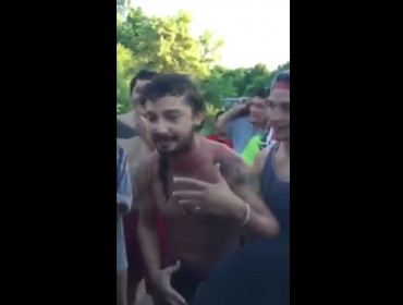 Video: Shia LaBeouf improvisa rap y lo acusan de plagio