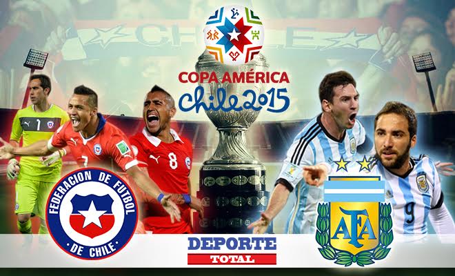 Chile vs Argentina en vivo gratis online Copa América 2015 Transmisión en Vivo 2015 en vivo Chile En Directo Minuto a Minuto