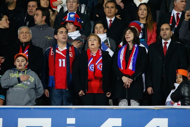 Las cábalas de la Presidenta Bachelet para ganar en la Copa América