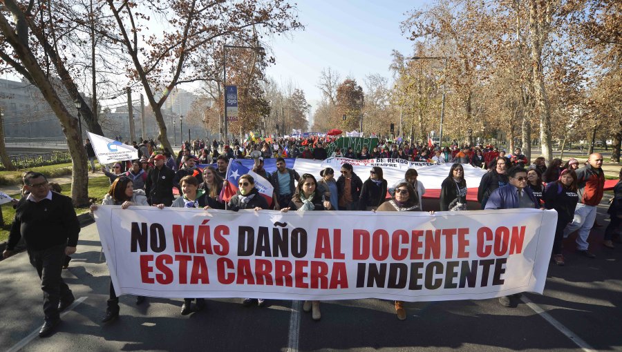 Colegio de Profesores descarta agresión a Gajardo