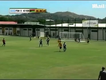 Record mundial: Vanuatu aplastó por 46-0 a Micronesia en partido de fútbol