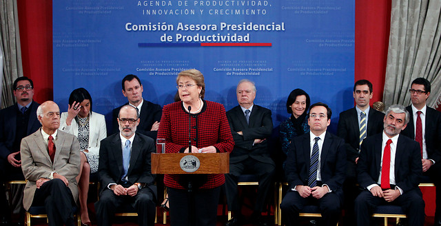 Presidenta Bachelet presentó la Comisión Asesora Presidencial de Productividad