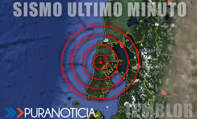 Sismo de mediana intensidad sacude a la isla grande de Chiloé