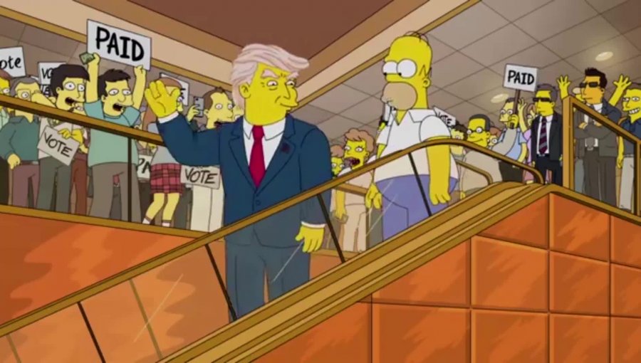 Video: Así se burlan Los Simpsons del precandidato presidencial Donald Trump