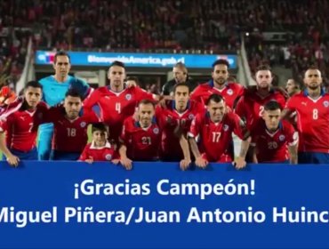 Video: El negro Piñera le canta en agradecimiento a la Selección Chilena