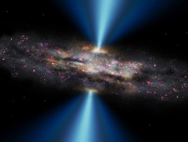 Descubren un agujero negro supermasivo que "engulle" su galaxia