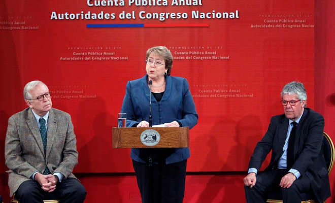 Presidenta Bachelet promulga Ley que obliga al Congreso a rendir cuenta pública anual