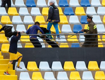 ANFP se querella contra responsables por incidentes en Estadio Sausalito