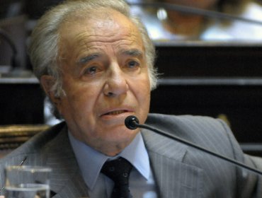 Prohíben al ex presidente Menem salir de Argentina por juicio AMIA