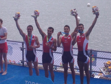 Toronto 2015: Chile obtiene un bronce gracias al cuarteto peso ligero en remo