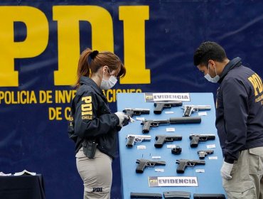 Incautan armas y drogas durante operativo policial en la ciudad de Viña del Mar