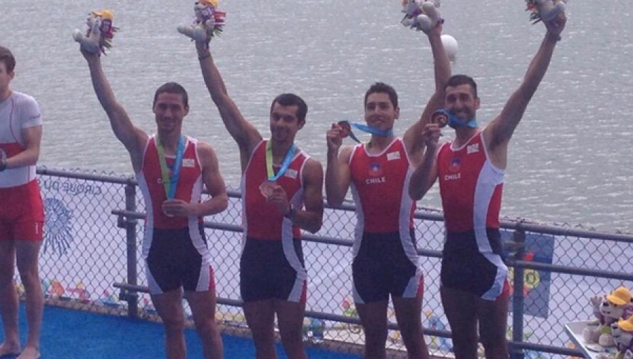 Toronto 2015: Chile obtiene un bronce gracias al cuarteto peso ligero en remo