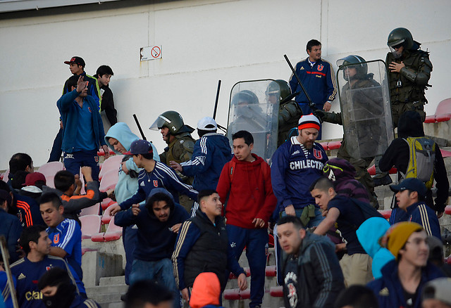 Suspenden partido de Rangers y Universidad de Chile por incidentes entre hinchas