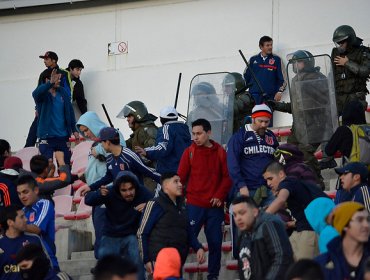 Suspenden partido de Rangers y Universidad de Chile por incidentes entre hinchas