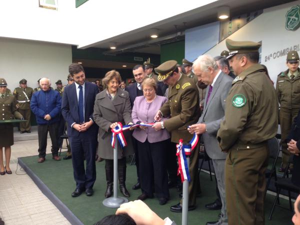 Presidenta Bachelet inauguró nueva 24° Comisaría de Carabineros de Melipilla