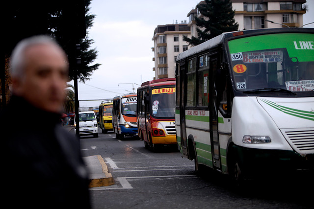 Paro de locomoción colectiva en Biobío afecta a 35 mil personas