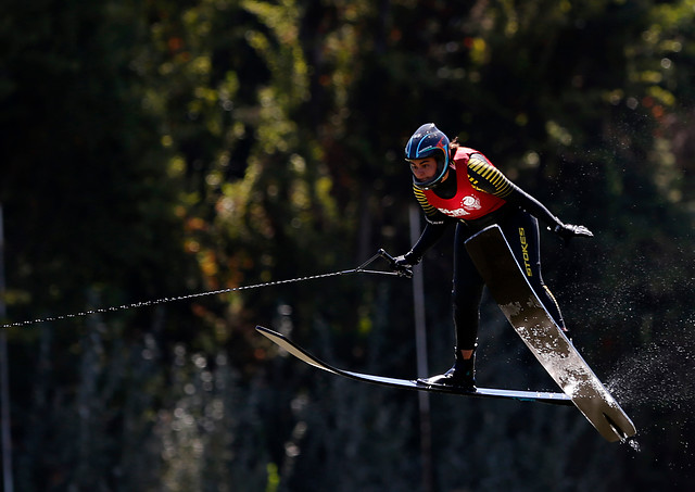 Toronto 2015: Fernanda Naser se colgó el bronce en el salto del esquí náutico