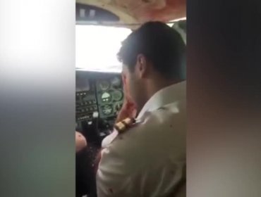 Video: Así queda un avión cuando choca con un buitre