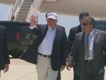 Desde la frontera Trump insiste en levantar un muro entre EEUU y México