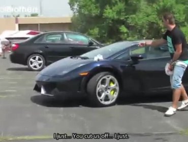 Video: Broma del Lamborghini sale terriblemente mal