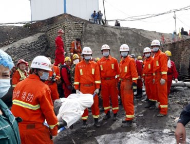 Seis mineros sobreviven una semana en un pozo inundado en el noreste de China