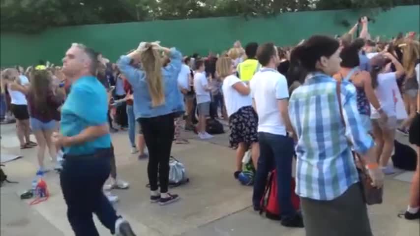 Video: El frenético baile de un padre en un recital la rompe en Youtube