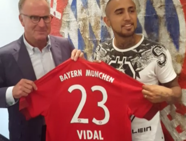 Arturo Vidal ya firmó su contrato con el Bayern Munich hasta el año 2019