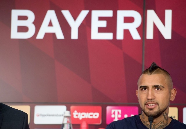 Arturo Vidal cumplió su primera práctica con el Bayern Munich