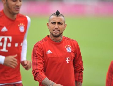 Video: Arturo Vidal tuvo su primer entrenamiento en Bayern Munich