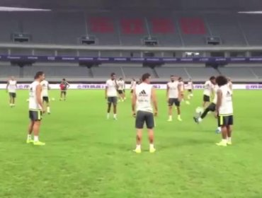 Video: El “lujito” que sacó Cristiano Ronaldo en pleno entrenamiento