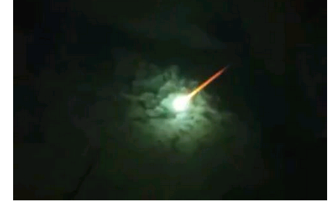 Videos: Impacto por supuesto meteorito que tiñó de verde el cielo de Buenos Aires