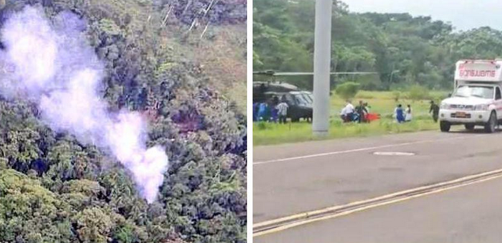 Mueren 16 policías colombianos al caer helicóptero en operación contra banda