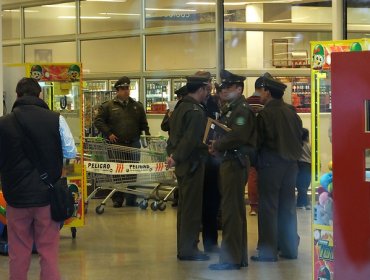 Asaltan supermercado y roban $25 millones en Huechuraba
