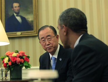 Obama y Ban ven urgente frenar cambio climático y conflictos en Siria y Yemen