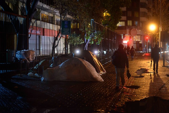 Detectan posible caso de tuberculosis en el albergue del Estadio Víctor Jara