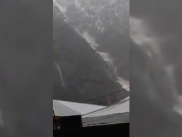 Video: Impresionantes imágenes de aluvión en Cajón del Maipo