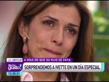 Ivette Vergara no pudo contener las lágrimas con emotiva carta de su hijo