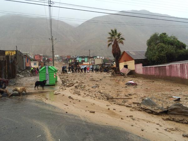 Municipio de Tocopilla ordena evacuación por aluviones