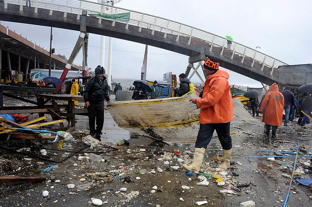 Temporal en zona norte del país deja 160 embarcaciones dañadas