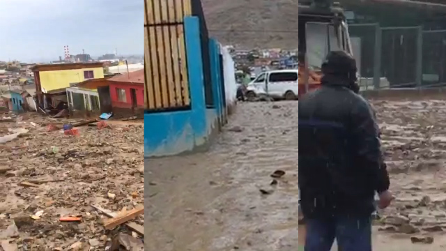 Video: Así golpeaba el temporal en Tocopilla y así quedó después de aluvión