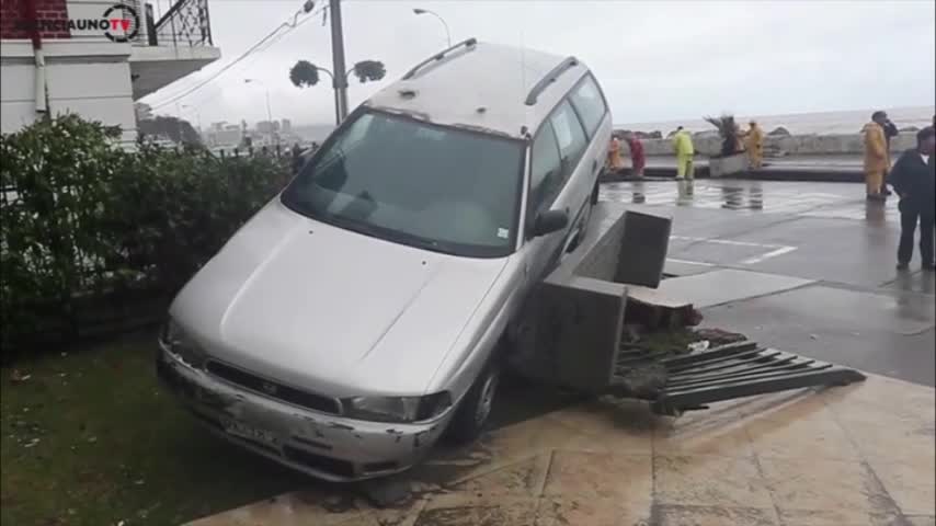 Video: La destrucción que dejó el temporal en Viña del Mar y Valparaíso