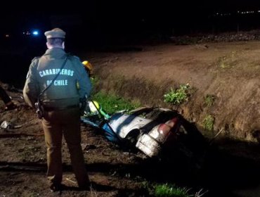 Dos adultos muertos y dos menores heridos dejó accidente carretero en Graneros