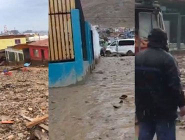 Video: Así golpeaba el temporal en Tocopilla y así quedó después de aluvión