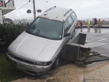 Video: La destrucción que dejó el temporal en Viña del Mar y Valparaíso