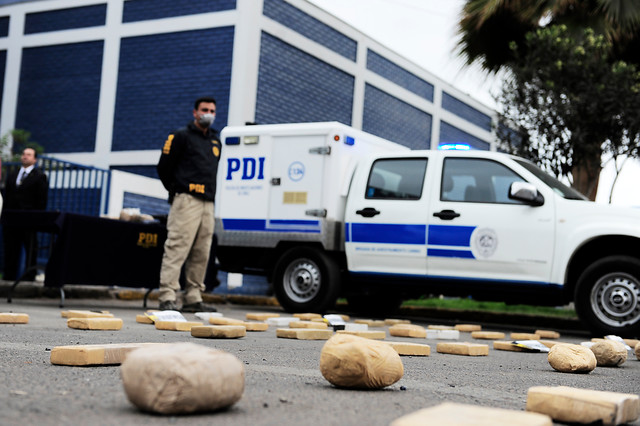 PDI Concepción incautó 37 mil dosis de cocaína base enviada por empresa correo