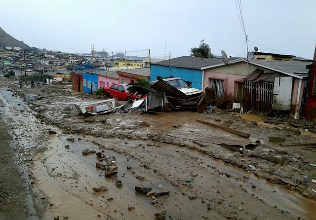 Sistema frontal podría provocar nuevos aluviones en el norte de Chile