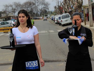 Este jueves se vivirá la tradicional carrera de garzones de Concón